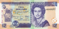   Belize $2 banknote | Beautiful Caribbean banknote depicting Queen Eliz... 3,46 EUR  Excl. 34,56 EUR Verzending