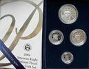 2004 American Platinum Eagle Proof 4-Card Set (1oz, 1/2oz, 1/4oz, 1/10oz)