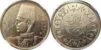   Egypt AH1358 (1939) 20 Piastre Silver Coin, Farouk I, NGC AU  224,48 EUR  Excl. 38,70 EUR Verzending