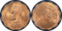   Egypt AH1362 (1943) 10mm copper coin PCGS MS64RB Top Pop | A highly gr... 131,59 EUR  Excl. 38,70 EUR Verzending