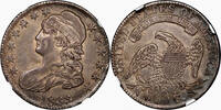 1833 Capped Bust Half Dollar NGC AU55 -