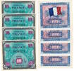 France France 1944 10 Francs, Military Occupation Cuurency, 4 consecutive Uncirculated  1944 