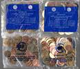 LAGERRÄUMUNG! Griechenland Starter-Kits €58,68 Packs as new, 4x containing the non-Greek F-E-S minted coins! -