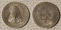 DDR 20 Mark 250th Anniv. of the Death of Leibnitz -