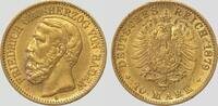 Kaiserreich, Baden 10 RM Gold Grand Duke Friedrich -