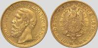 Kaiserreich, Baden 10 RM Gold Grand Duke Friedrich -