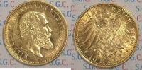 Kaiserreich, Württemberg 10 RM Gold King Wilhelm II -
