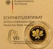 Bundesrepublik €20 Kastanie Deutscher Wald - Kastanie -