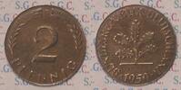 Bundesrepublik Deutschland 2 Pfg Currency Coin -