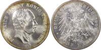 Kaiserreich Sachsen 5 Mark King Friedrich August III -