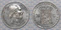 Niederlande 2 1/2 Gulden King William III -