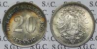 Kaiserreich 20 Pfg Currency issue Small Eagle -