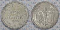 Weimar Republik 3 Mark Currency issue -