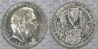 Weimar Republik Silver medal for Hindenburg's 80th birthday -