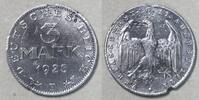 Weimar Republik 3 Mark Constitution with Inscription -