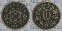 Schweiz 10 Rappen Currency issue -