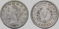 USA 5 Cents Liberty Nickel with "CENTS" (rare!) -