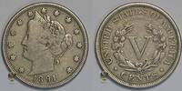 USA 5 Cents Liberty Nickel with "CENTS" (rare!) -