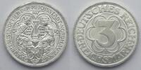 Weimar Republik 3 RM 1000 Years of Nordhausen -