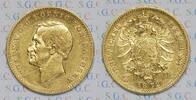 Kaiserreich Sachsen 20 Mark King Johann -