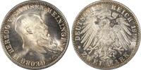 Kaiserreich Sachsen-Meiningen 2 Mark Duke George II, 75th Birthday -