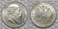 Kaiserreich Baden 5 Mark Grand Duke Friedrich -