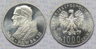Polen 1000 Zlotych Visit by Pope John Paul II. -