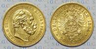 Kaiserreich Preussen 20 Mark Emperor William I -