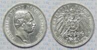 Kaiserreich Sachsen 3 Mark King Frederick August III -