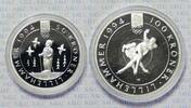 Norwegen Satz 50 & 100 Kronen Olympia Lillehammer ‘94 - Child on skis / Two female speed skaters -