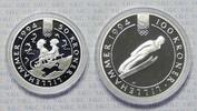 Norwegen Satz 50 & 100 Kronen Olympia Lillehammer ‘94 - Children with sled / Ski jumper -