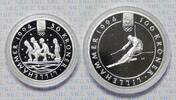 Norwegen Satz 50 & 100 Kronen Olympia Lillehammer ‘94 - Ice skating / Slalom skier -