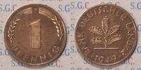 Bundesrepublik Deutschland 1 Pfg Bank Deutscher Länder -