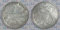 Kaiserreich 1 Mark Currency issue - Large Eagle -
