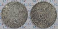 Kaiserreich 1 Mark Currency issue - Large Eagle -