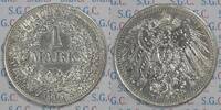 Kaiserreich 1 Mark Currency issue - Large Eagle -