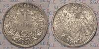 Kaiserreich 1 Mark Currency issue - Large Eagle -