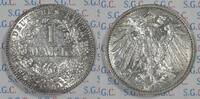 Kaiserreich 1 Mark Currency issue - Large Eagle -