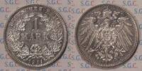 Kaiserreich 1 Mark Currency issue - Large Eagle -