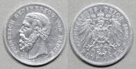 Kaiserreich Baden 5 Mark Grand Duke Frederick -