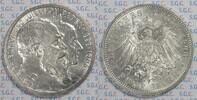 Kaiserreich Baden 5 Mark Grand Duke Frederick Golden Wedding -