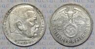 Drittes Reich VZ+ aus Polierte Platte Hindenburg with Swast. -