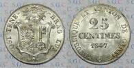 Schweiz, Kanton Genf 25 Centimes Republic and Canton of Geneva -