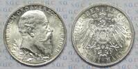 Kaiserreich Baden 2 Mark Grand Duke Frederick, Golden Jubilee -