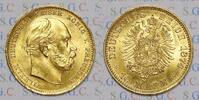 Kaiserreich Preussen 10 Mark Emperor William I -