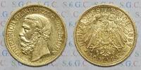 Kaiserreich Baden 10 Mark Grand Duke Frederick -