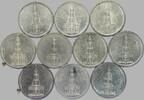 Drittes Reich 5 RM Potsdam Garrison Church without date - Lot of 10 coins -