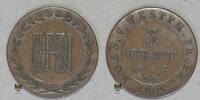 Altdeutschland Westfalen 3 Centimes Hieronymus Napoleon -