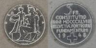Schweiz 5 Franken 100 years of the federal state -