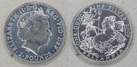 Grossbritannien (Britannia) 2 Pounds Queen Elizabeth II - Britannia / Seahorses -